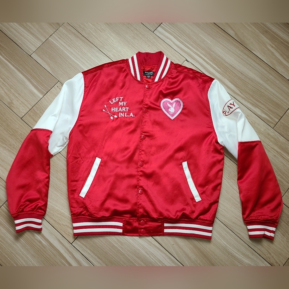 Playboy by Pacsun Jock Varsity Playboy L.A. Left My Heart In L.A. Womens XS/S - Picture 3 of 9